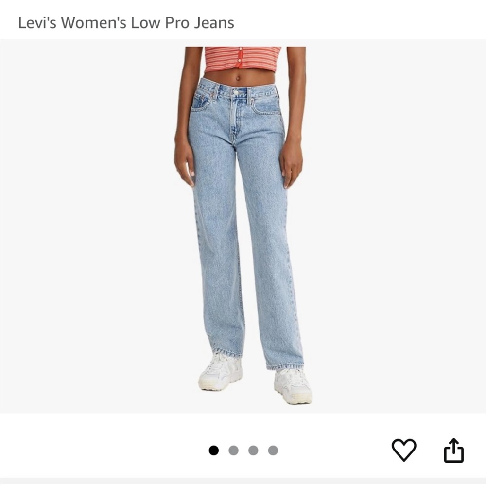 Levi’s low pro jeans
